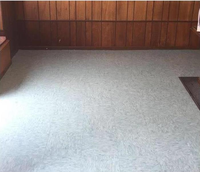 clean blue floor tile