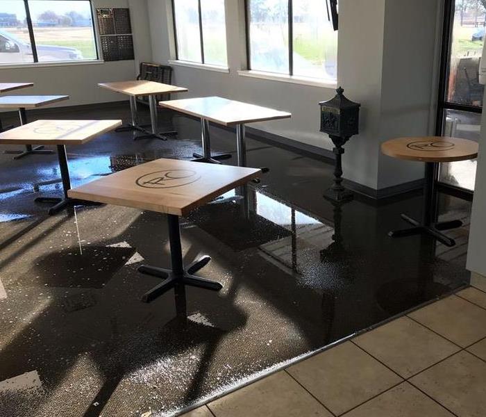 restaurant with tables
